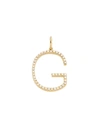 Saks Fifth Avenue Women's 14k Yellow Gold & Diamond Pavé Initial Charm In Initial G