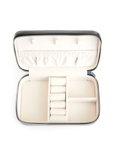 Royce Zippered Travel Jewelry Case In Black