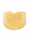 Zadig & Voltaire Idol Heart-motif Ring In Gold