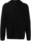 JAMES PERSE CASHMERE KNIT HOODIE