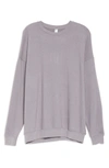 Alo Yoga Soho Pullover In Purple Dusk