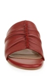 Zac Zac Posen Yana Slide Sandal In Bloodstone Leather