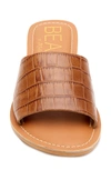 Beach By Matisse Coconuts By Matisse Cabana Slide Sandal In Tan Croc Leather