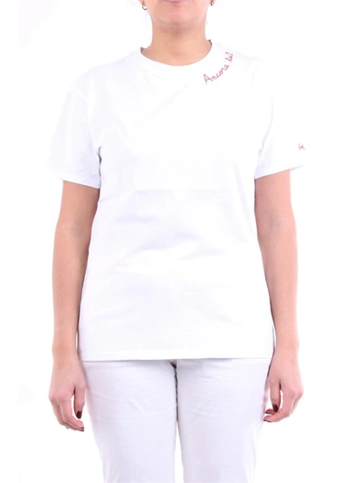 Mc2 Saint Barth Women's White Cotton T-shirt