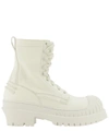 ACNE STUDIOS ACNE STUDIOS WOMEN'S YELLOW LEATHER ANKLE BOOTS,AD0417PALEYELLOWWHITE 40