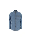 Moschino Men's Blue Cotton Shirt In Blue