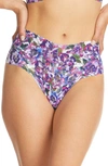 Hanky Panky Women's Purple Pansy Retro Thong