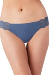 B.tempt'd By Wacoal B.bare Thong In Vintage Indigo