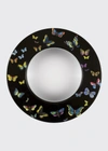 Fornasetti Frame With Convex Mirror Farfalle 50 Cm