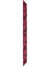 Dolce & Gabbana Dg Logo-print Silk Headscarf In Pink