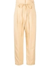 BRUNELLO CUCINELLI TIED-WAIST HIGH-WAISTED TROUSERS