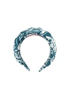 La Doublej Rapunzel Printed Headband In Blue