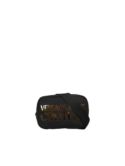 Versace Jeans Couture Logo Belt Bag In Black