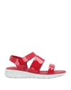 Moncler Sandals In Red