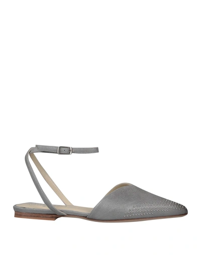 Lorena Antoniazzi Ballet Flats In Grey