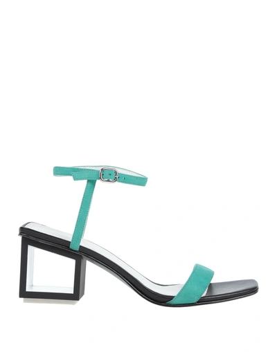 What For Sandals In Emerald Green