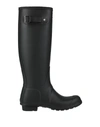 Hunter Knee Boots In Black