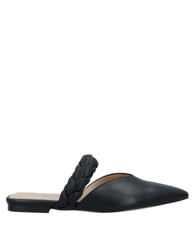 Ovye' By Cristina Lucchi Woman Mules & Clogs Black Size 7 Soft Leather In Black