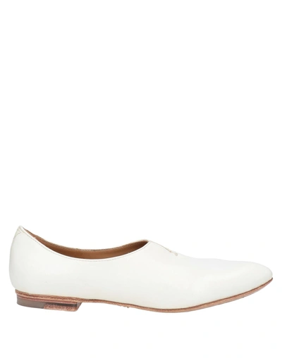 Open Closed  Shoes Loafers In Ivory