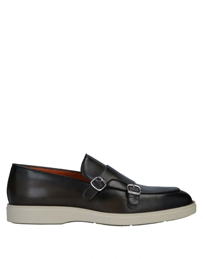 Santoni Loafers In Brown
