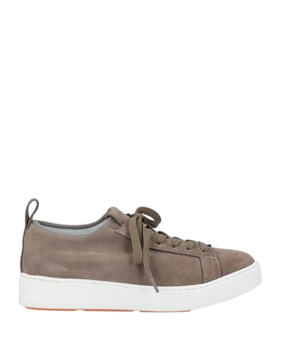 Santoni Sneakers In Grey