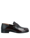 Maison Margiela Loafers In Dark Brown