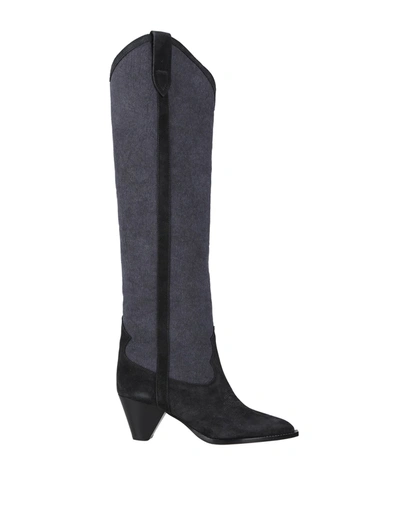 Isabel Marant Knee Boots In Grey