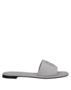 Giorgio Armani Sandals In Grey