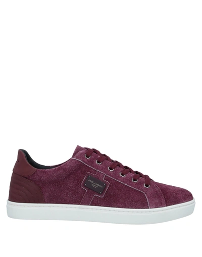 Dolce & Gabbana Sneakers In Red