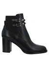 Valentino Ankle Boots In Black