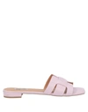 Bibi Lou Light Pink Cremes Slide Sandals