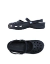 Crocs Women's Classic Platform Clogs From Finish Line In Black