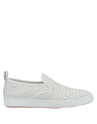 Santoni Sneakers In White