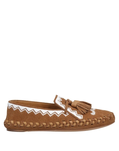 Celine Loafers In Beige