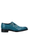 Santoni Loafers In Azure