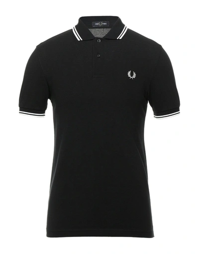 Fred Perry Polo Shirts In Black