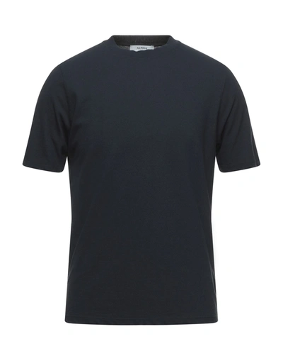 Alpha Studio T-shirts In Dark Blue