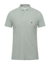 Brooksfield Polo Shirts In Green