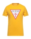 Guess T-shirts In Orange