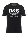 Dolce & Gabbana T-shirts In Black