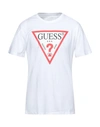 Guess T-shirts In White