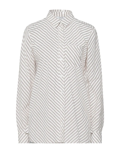 Ganni Shirts In White