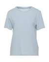 Majestic T-shirts In Sky Blue