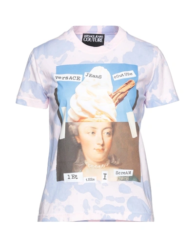 Versace Jeans Couture T-shirts In Pink