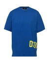Dsquared2 T-shirts In Bright Blue