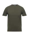 Alpha Studio T-shirts In Green