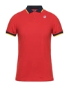 K-way Polo Shirts In Red