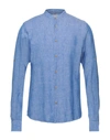 Yes Zee By Essenza Shirts In Blue