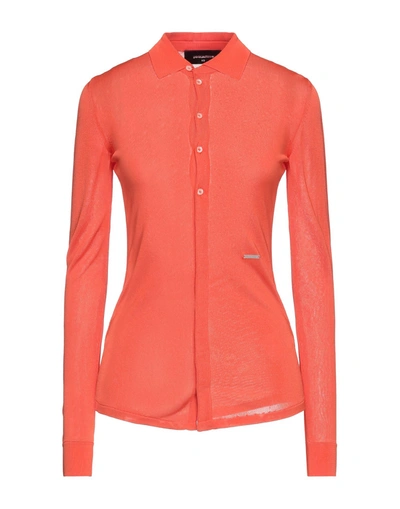 Dsquared2 Shirts In Orange