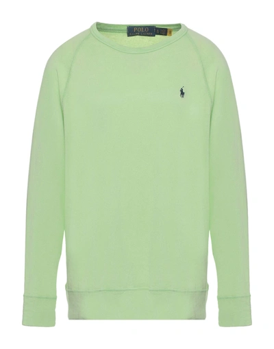 Polo Ralph Lauren Sweatshirts In Light Green